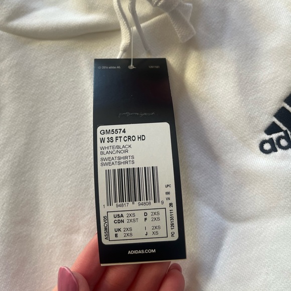 Adidas Womens 3-stripe Hoodie - Picture 6 of 7